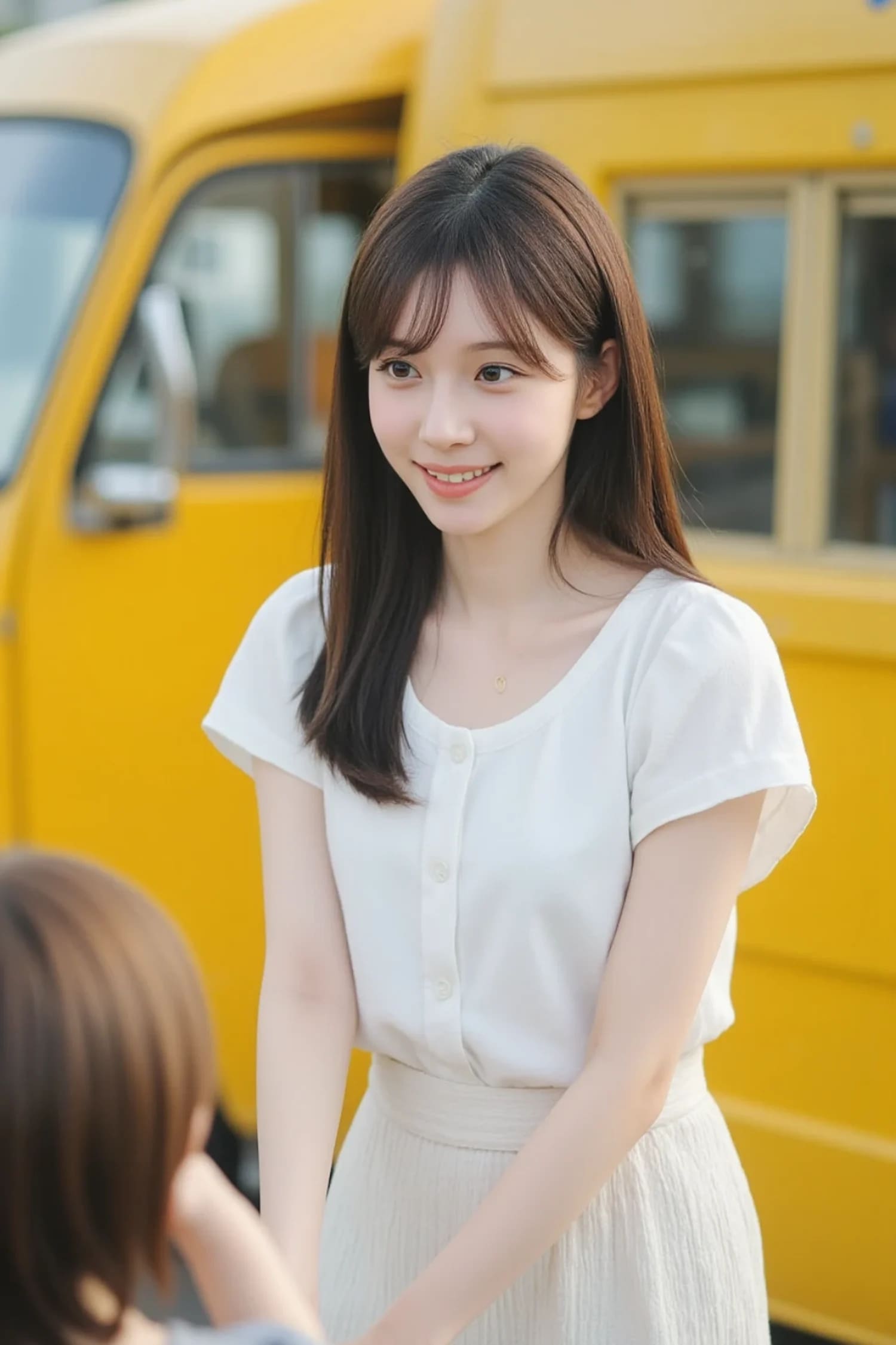 유치원 선생님 한여름